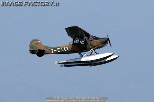 2018-07-01 Arona Airshow 0778 Cessna 305-C Bird Dog